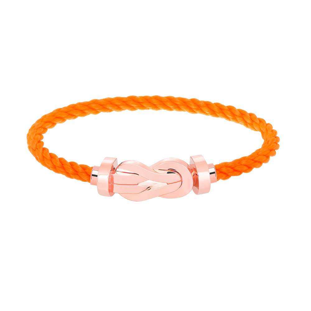 [⭐Aura]CHANCE LARGE 8 FIGURE BUCKLE NO DIAMOND BRACELET ROSE GOLD
