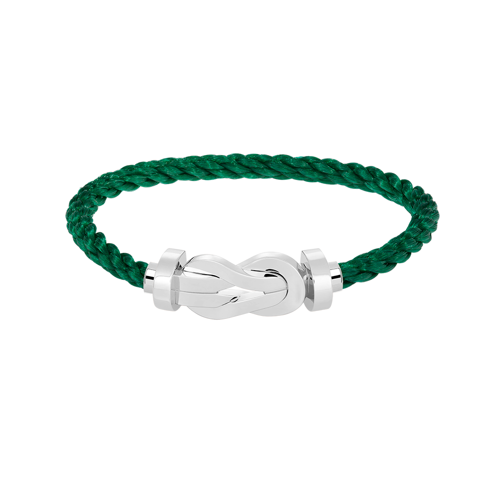 [⭐Aura]CHANCE LARGE 8 FIGURE BUCKLE NO DIAMOND BRACELET SILVER