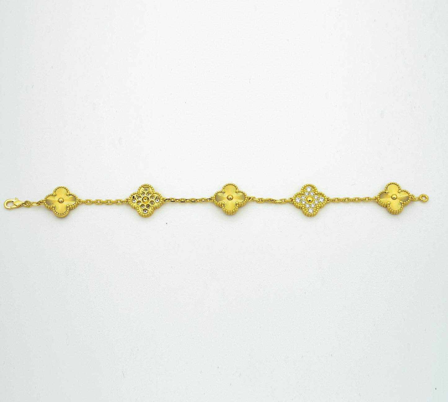 [⭐Aura] CLOVER 5 MOTIF LASER BRACELET COLLECTION