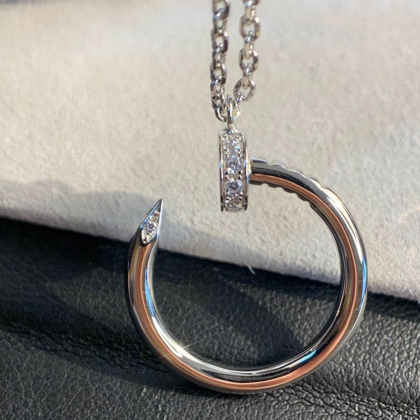 [⭐Aura]JUSTE NECKLACE SILVER