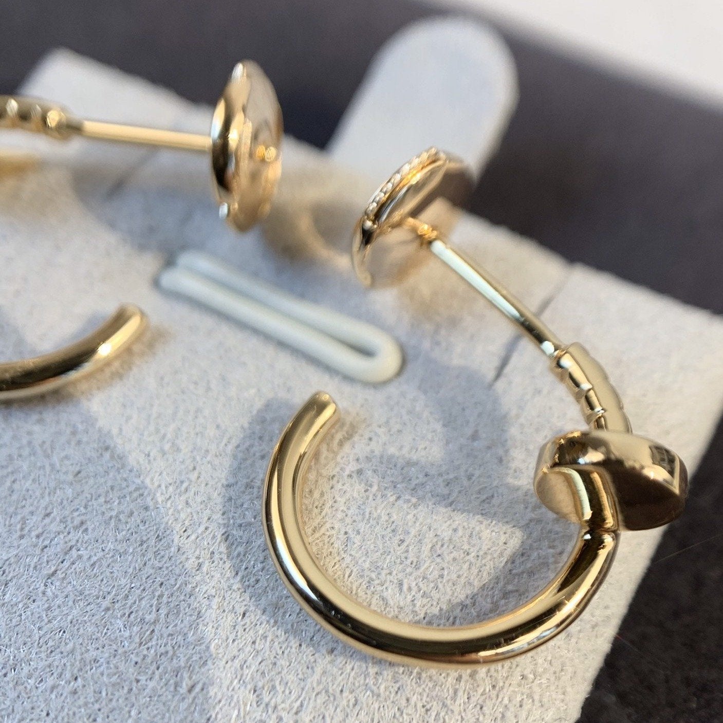 [⭐Aura]JUSTE EARRINGS PINK GOLD