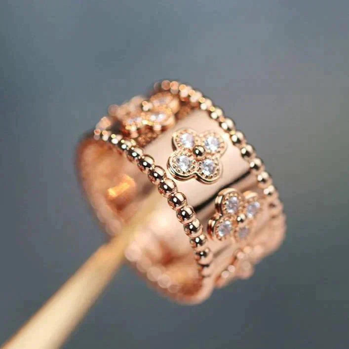 [⭐Aura]CLOVER KALEIDOSCOPE RING 10MM