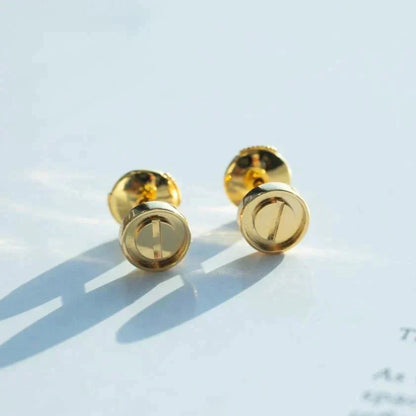 [⭐Aura]LOVE EARRINGS GOLD 10MM