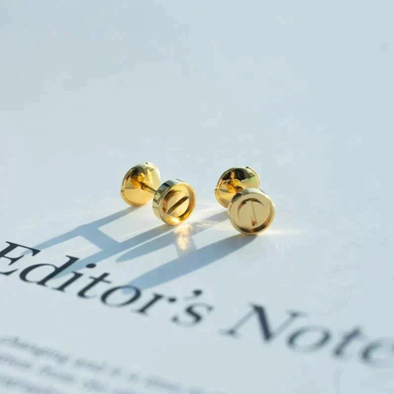 [⭐Aura]LOVE EARRINGS GOLD 10MM