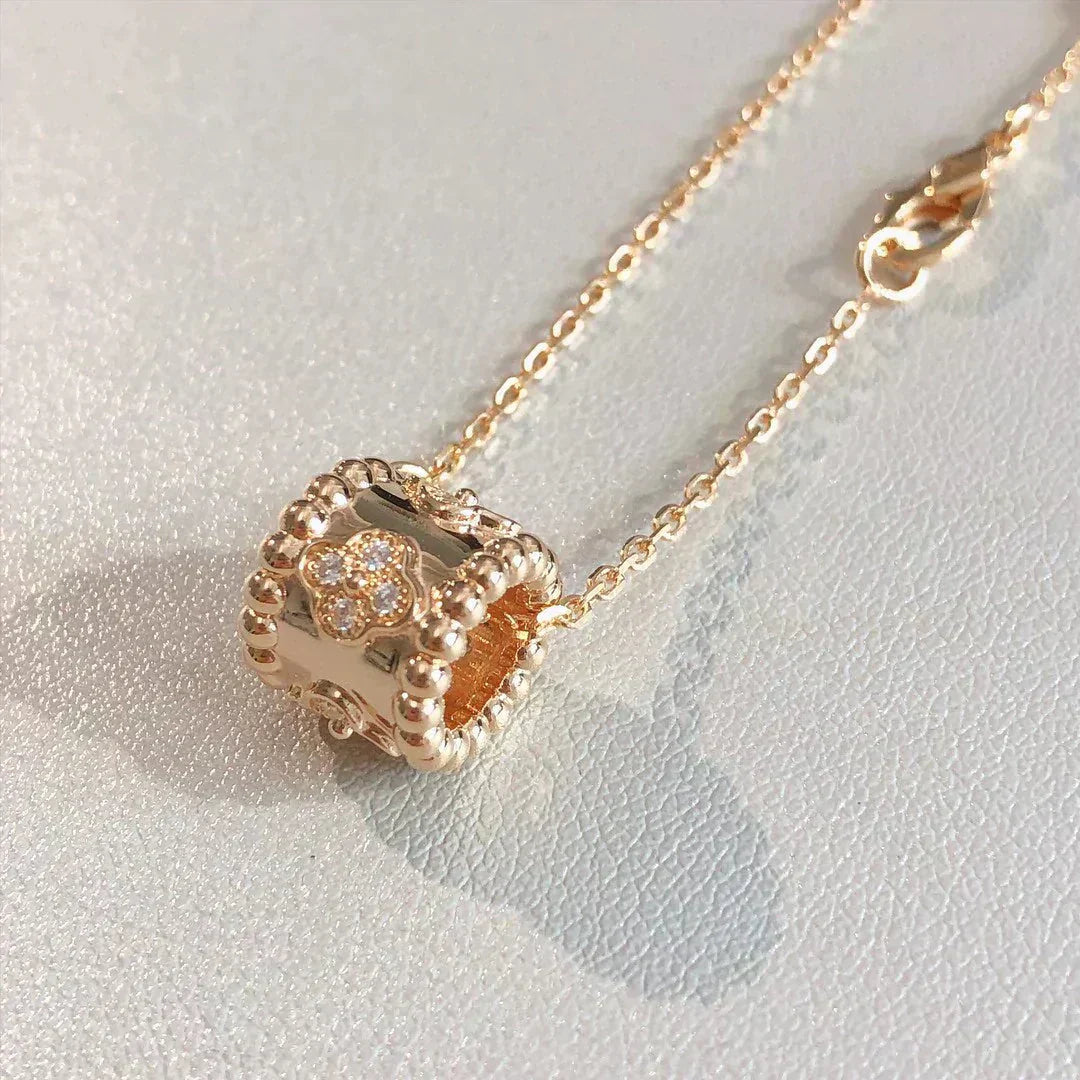 [⭐Aura]PERLEE PEDANT NECKLACE GOLD / ROSE GOLD