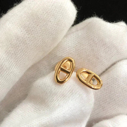 [⭐Aura]CHAINE SMALL EARRINGS GOLD AND SILVER