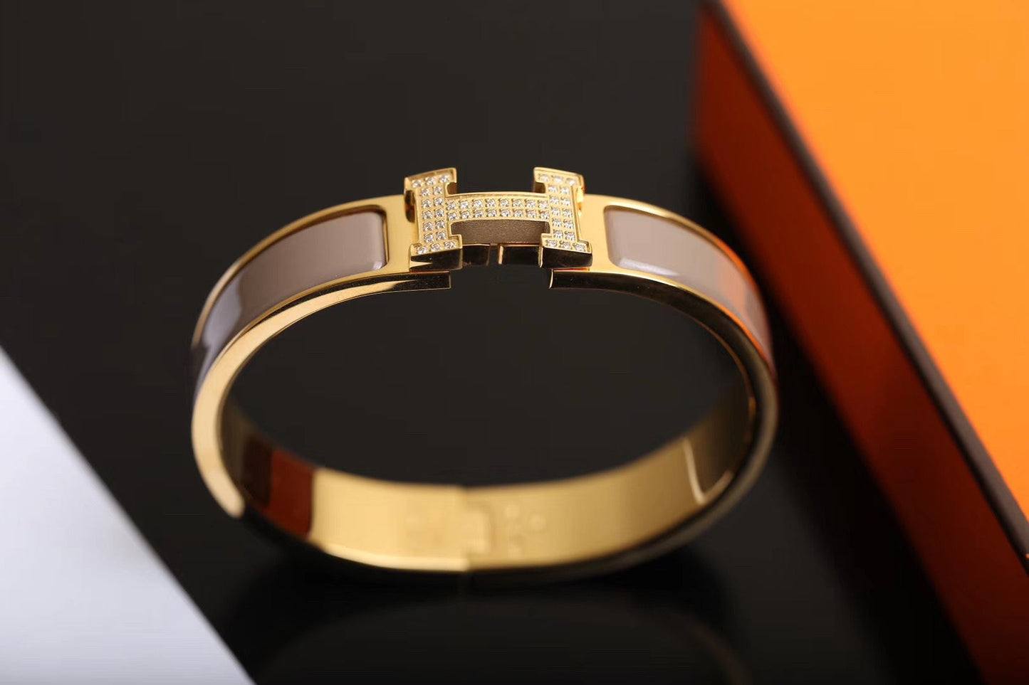 [⭐Aura]H BRACELET GOLD DIAMOND