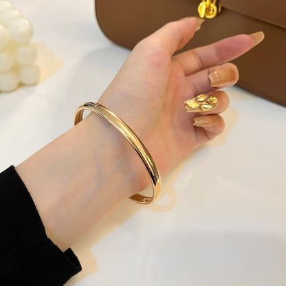 [⭐Aura]PANTHERE GOLD DIAMOND OPEN BRACELET