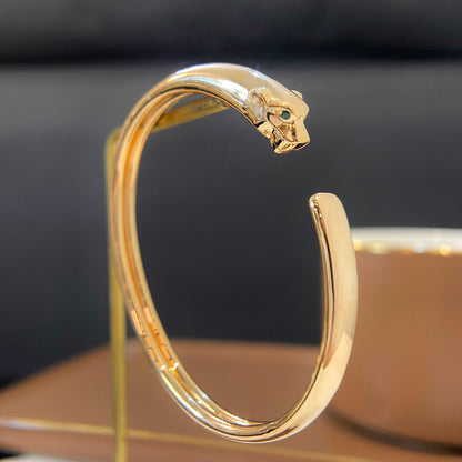 [⭐Aura]PANTHERE GOLD OPEN BRACELET
