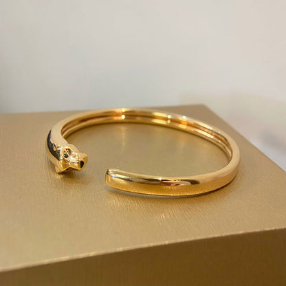 [⭐Aura]PANTHERE GOLD OPEN BRACELET