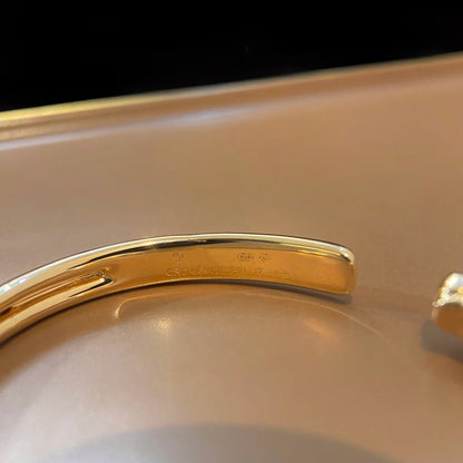 [⭐Aura]PANTHERE GOLD OPEN BRACELET