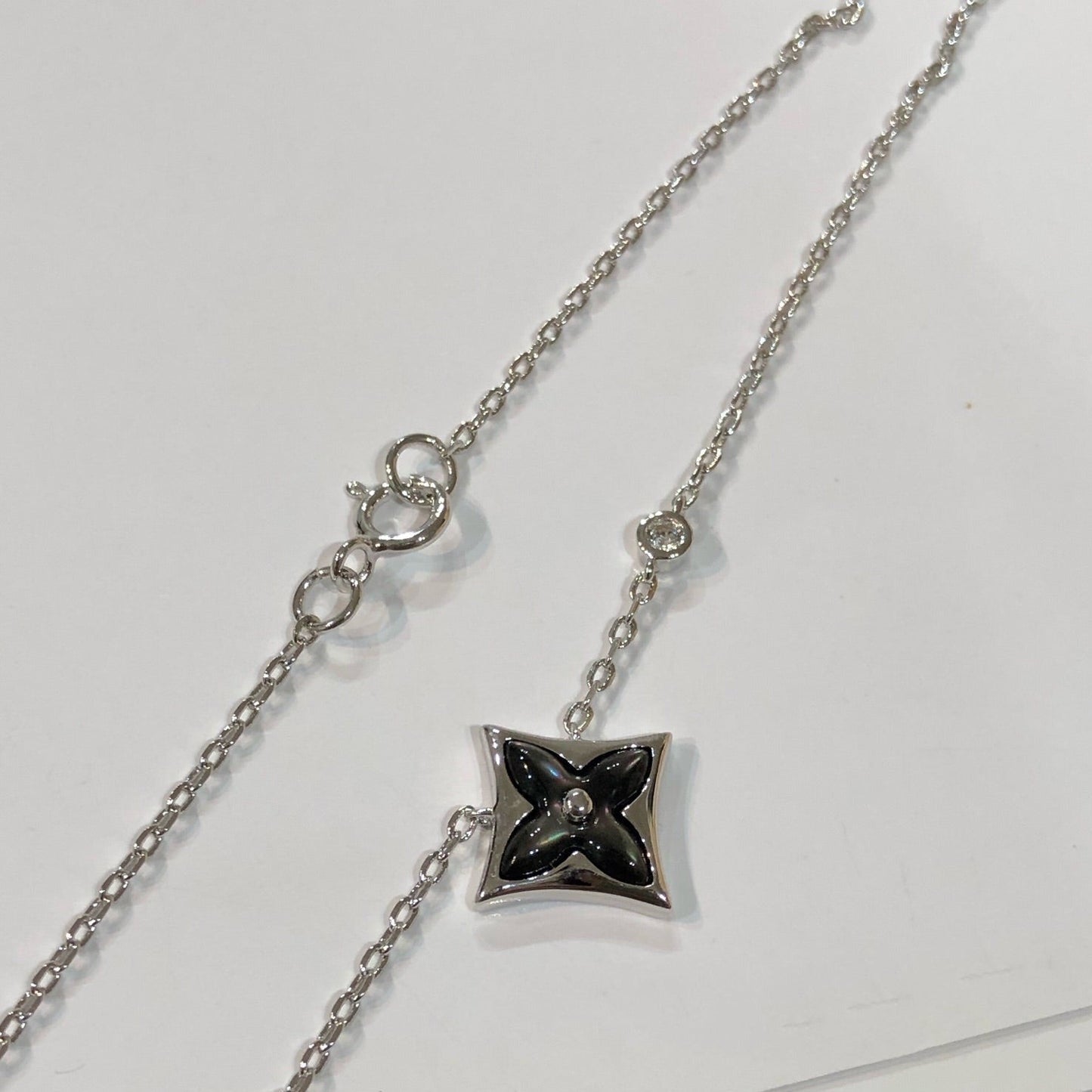 [⭐Aura]STAR BLACK MOP NECKLACE