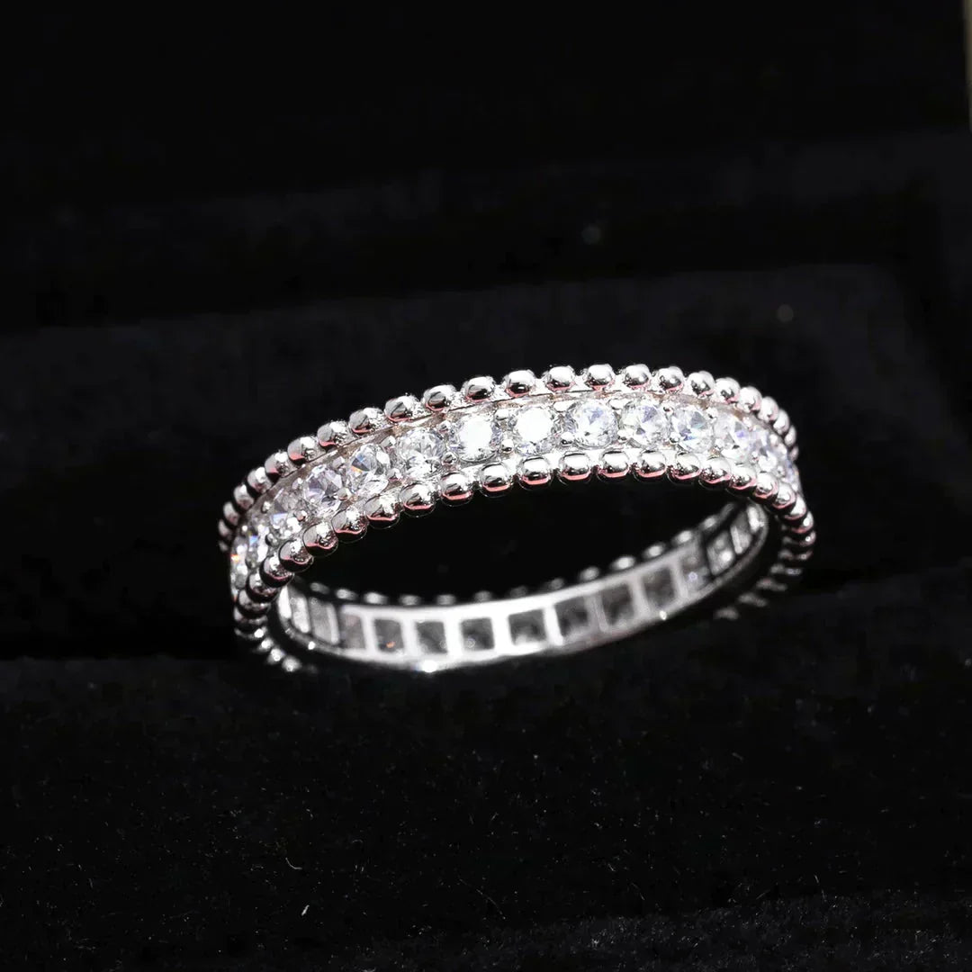 [⭐Aura]PERLEE DIAMOND SILVER RING