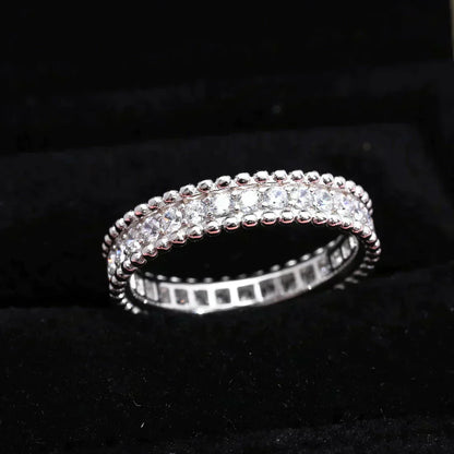 [⭐Aura]PERLEE DIAMOND SILVER RING