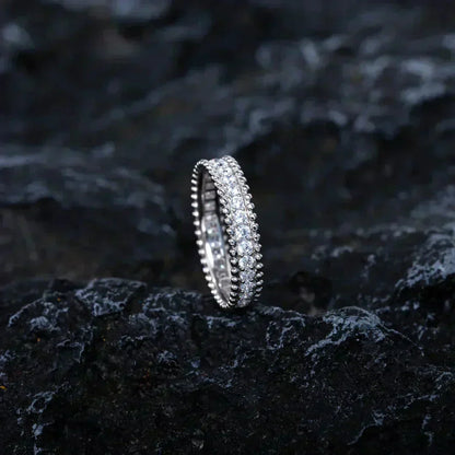[⭐Aura]PERLEE DIAMOND SILVER RING