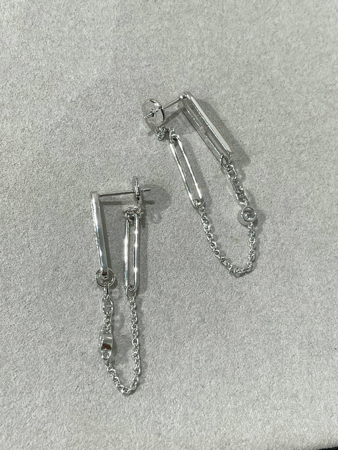[⭐Aura]CHAINE CHAOS DIAMOND DROP EARRINGS