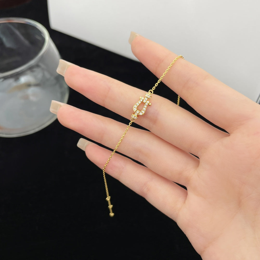 [⭐Aura]FORCE 10 FULL DIAMOND BUCKLE CHAIN LINK MINI MODEL