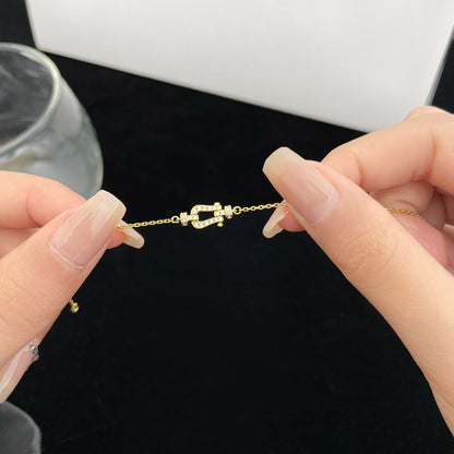 [⭐Aura]FORCE 10 FULL DIAMOND BUCKLE CHAIN LINK MINI MODEL