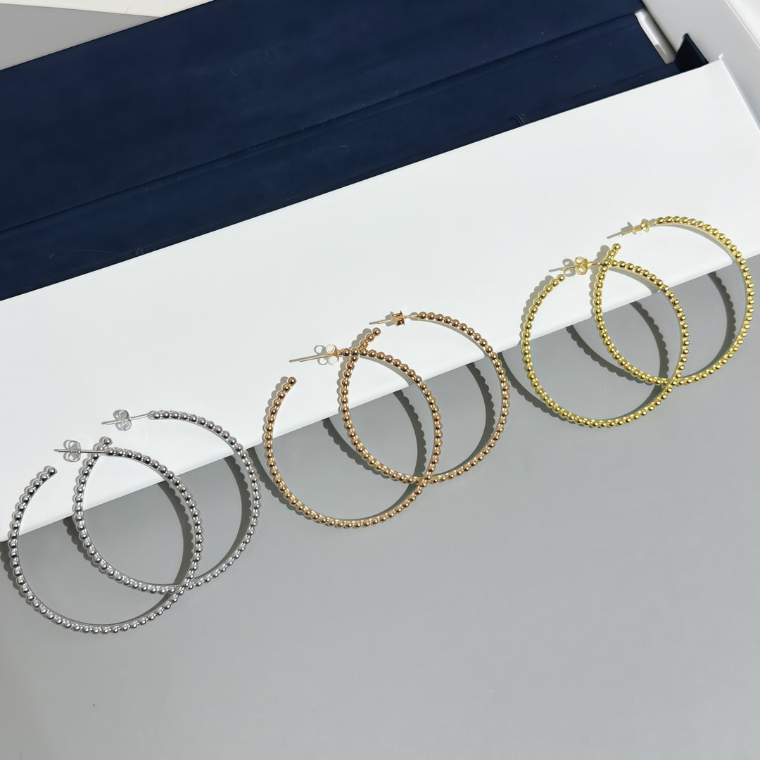 [⭐Aura]SMOOTH BEAD STUD EARRINGS
