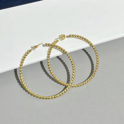 [⭐Aura]SMOOTH BEAD STUD EARRINGS