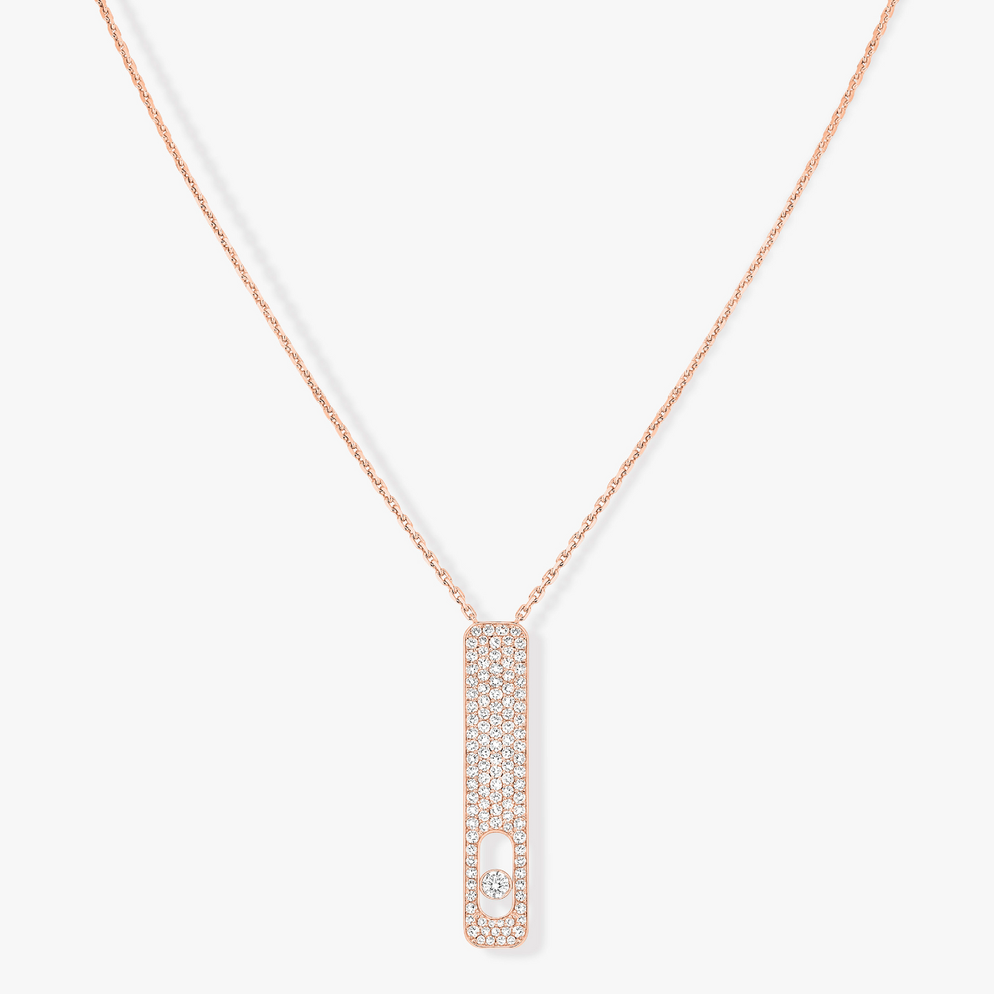 [⭐Aura]MY FIRST DIAMOND PAVED NECKLACE