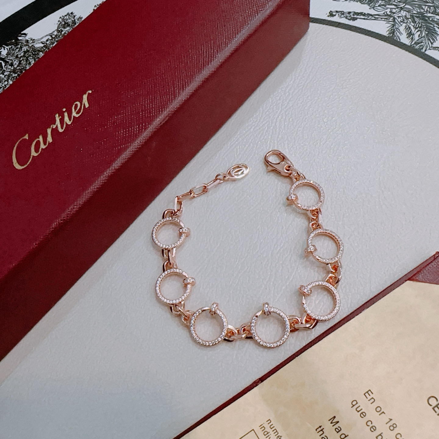 [⭐Aura Jewelry] LOVE&JUSTE BRACELET DIAMONDS