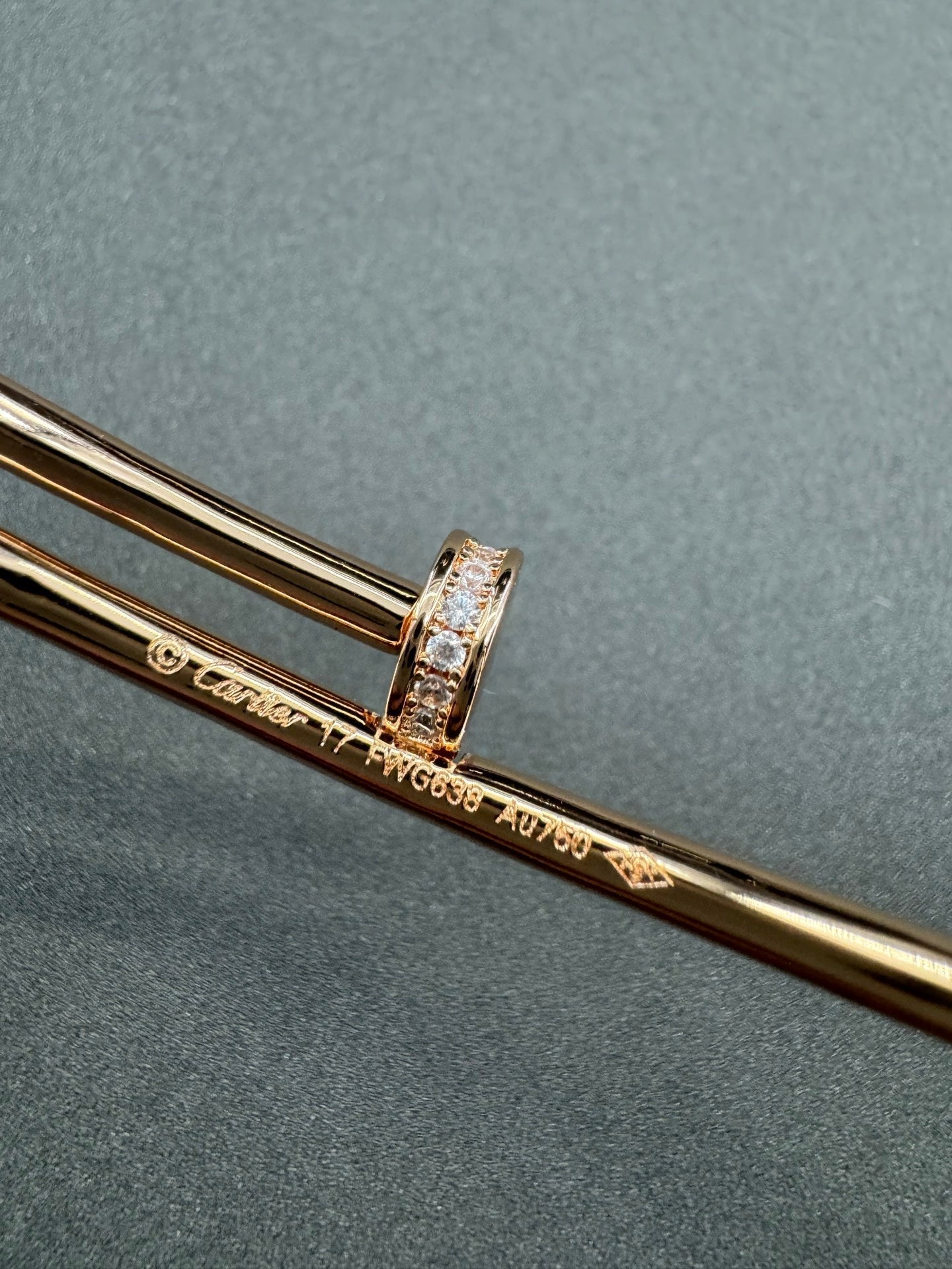 [⭐Aura]JUSTE BRACELET 2.5MM  DIAMONDS2