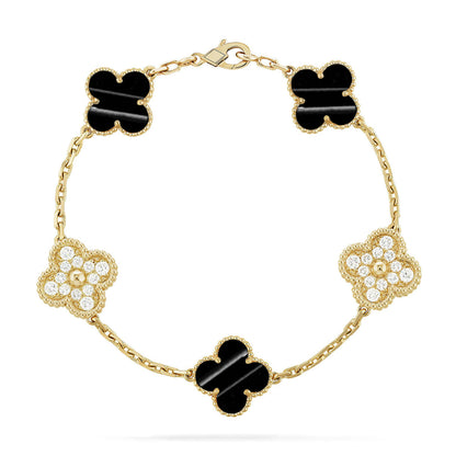 [⭐Aura] CLOVER 5 MOTIF PULSAR STONE BRACELET COLLECTION