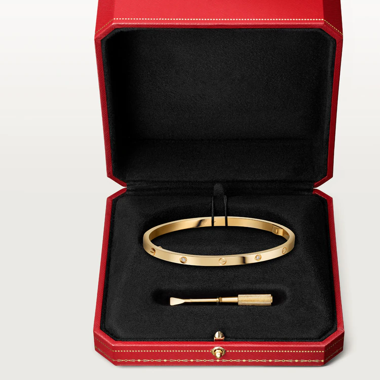 [⭐Aura]LOVE BRACELET 3.65MM 6 DIAMONDS