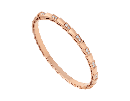 [⭐Aura]SERPENTI SMALL BRACELET PINK GOLD DIAMOND