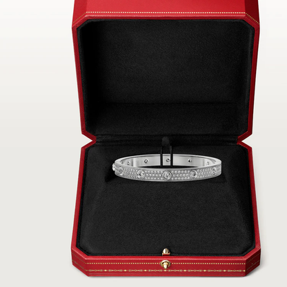 [⭐Aura]LOVE BRACELET 6.1MM DIAMOND-PAVED 10 BIG DIAMONDS