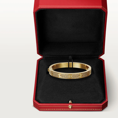[⭐Aura]LOVE BRACELET 6.1MM DIAMOND-PAVED