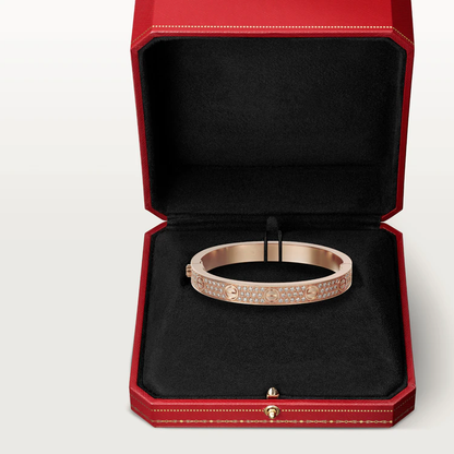 [⭐Aura]LOVE BRACELET 6.1MM DIAMOND-PAVED