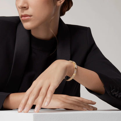 [⭐Aura]LOVE BRACELET 6.1MM DIAMOND-PAVED