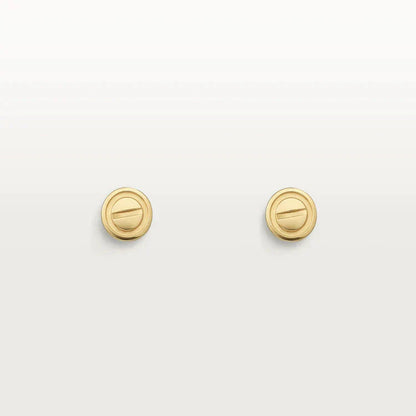 [⭐Aura]LOVE EARRINGS GOLD 10MM