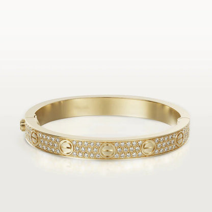 [⭐Aura]LOVE BRACELET 6.1MM DIAMOND-PAVED