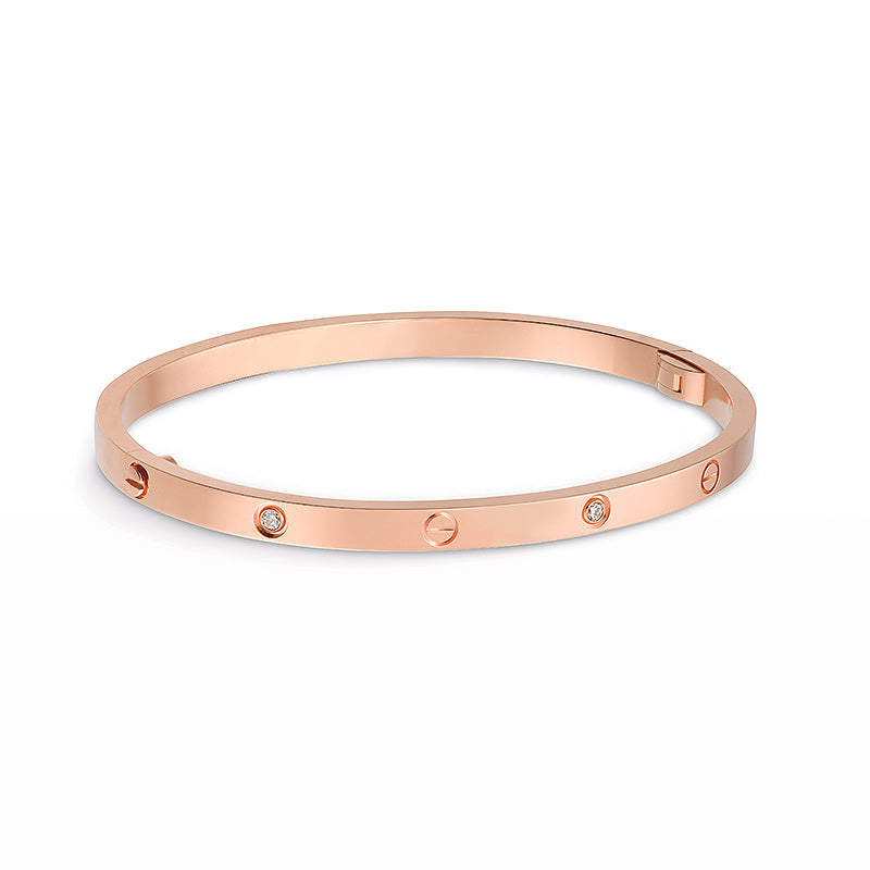 [⭐Aura]LOVE BRACELET 3.65MM 6 DIAMONDS