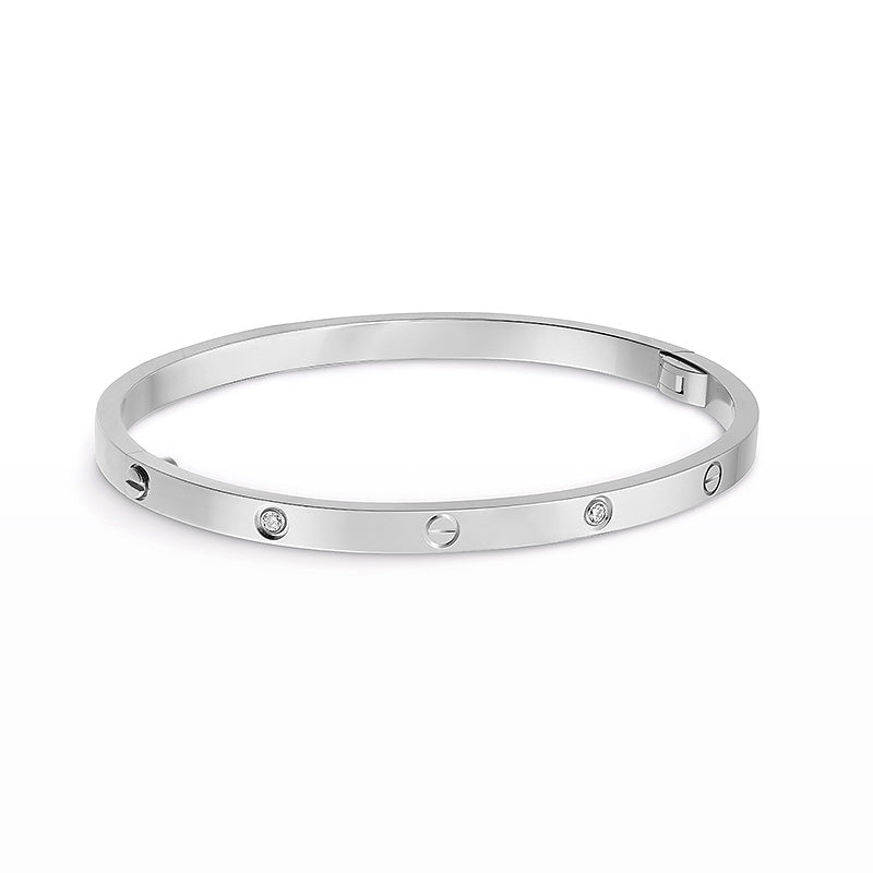 [⭐Aura]LOVE BRACELET 3.65MM 6 DIAMONDS