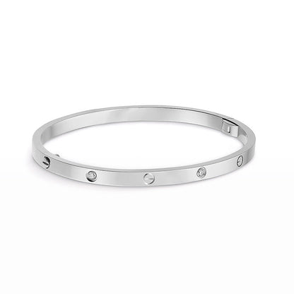 [⭐Aura]LOVE BRACELET 3.65MM 6 DIAMONDS