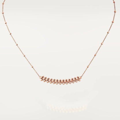 [⭐Aura]CLASH PINK GOLD NECKLACE