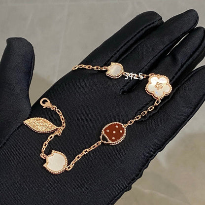 [⭐Aura]LUCKY SPRING 5 MOTIF BRACELET