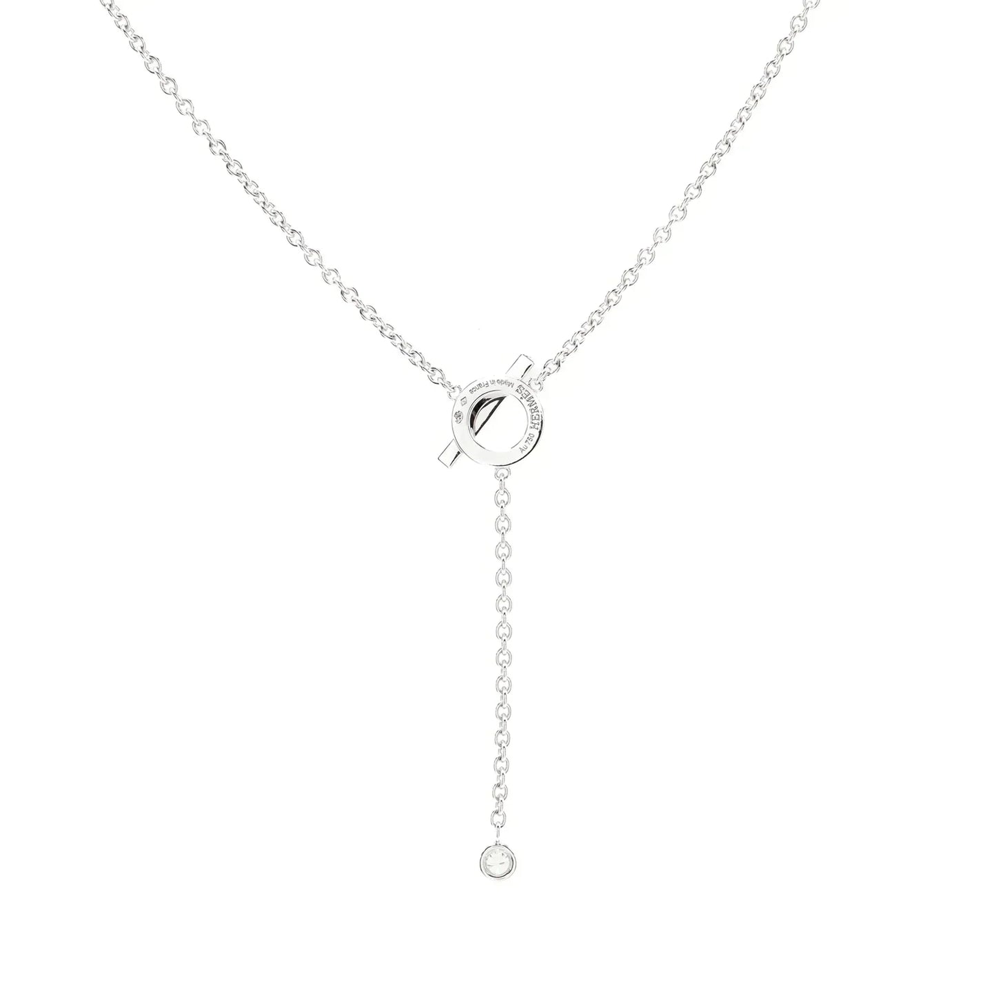 [⭐Aura]FINESSE SILVER DIAMOND NECKLACE