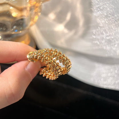 [⭐Aura]CLASH SMALL HOOP EARRINGS