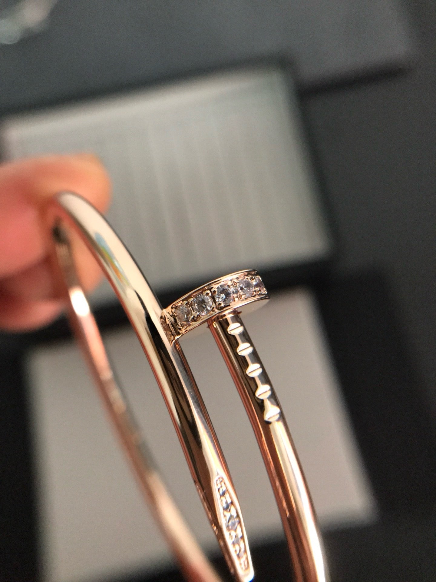 [⭐Aura]JUSTE BRACELET 3.5MM DIAMONDS