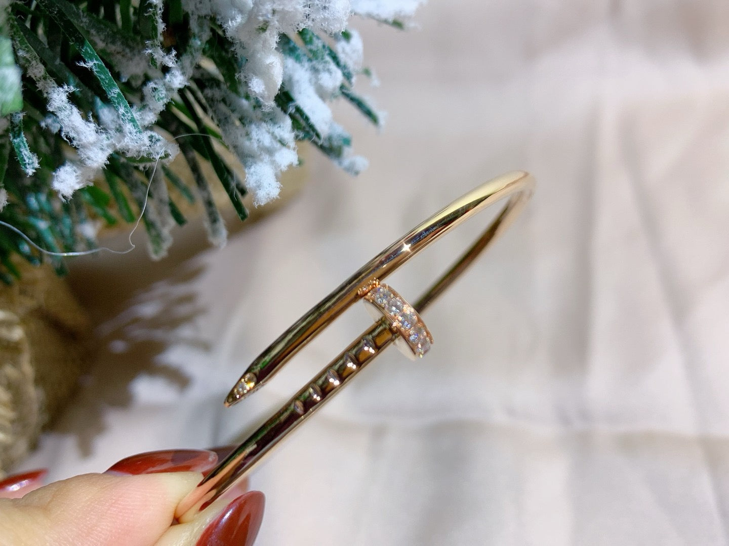 [⭐Aura]JUSTE BRACELET 2.5MM DIAMONDS