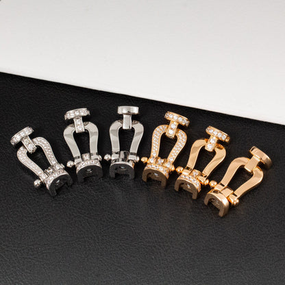 [⭐Aura]FORCE LARGE HORSESHOE NO DIAMOND BRACELET SILVER