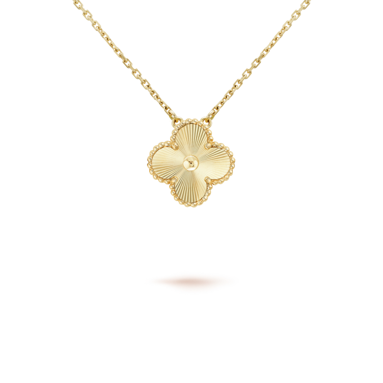 [⭐Aura]CLOVER 15MM LASER NECKLACE
