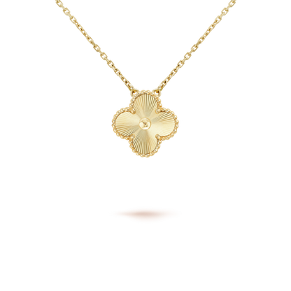 [⭐Aura]CLOVER 15MM LASER NECKLACE