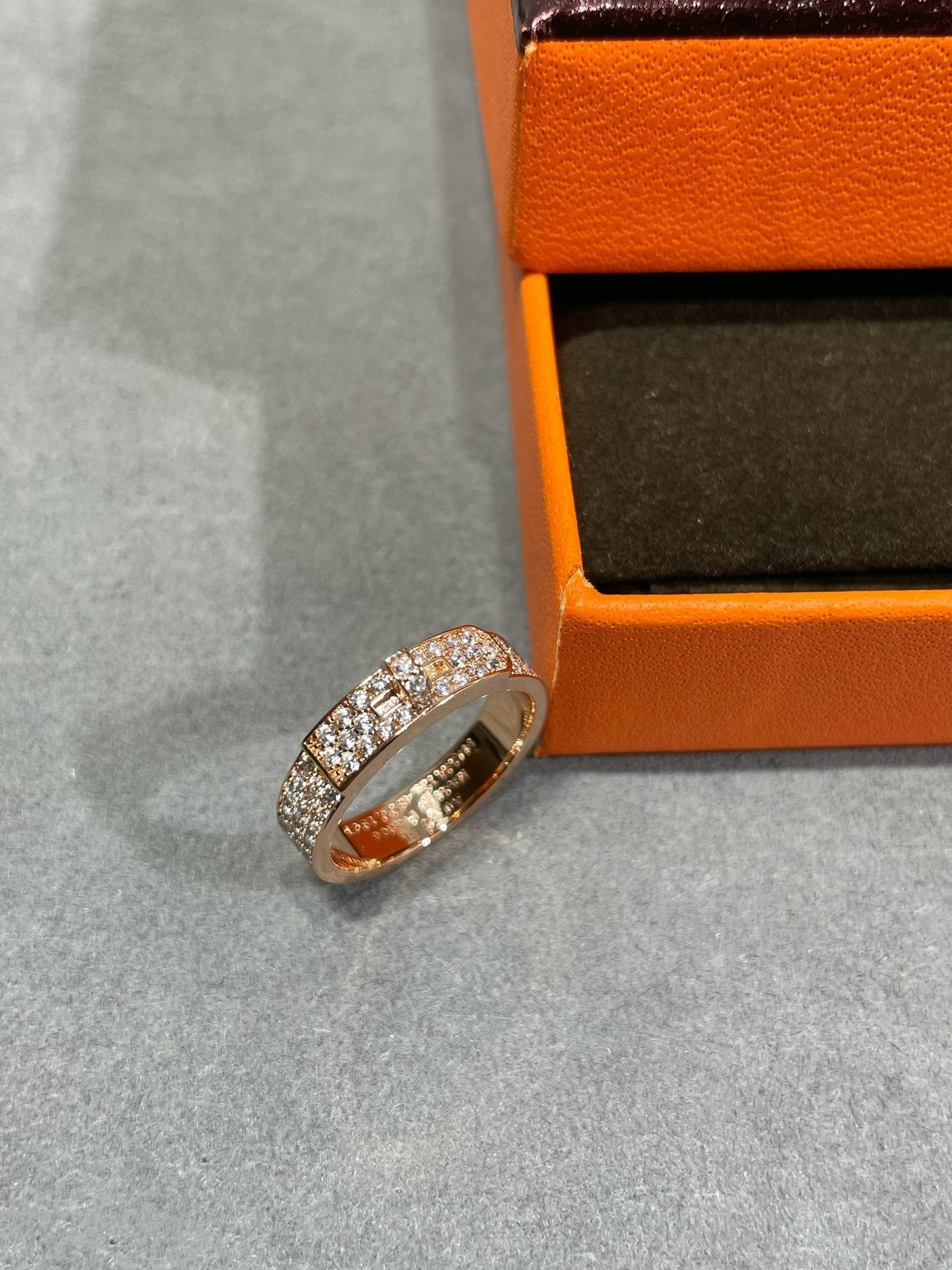 [⭐Aura]KELLY PINK GOLD DIAMOND RING