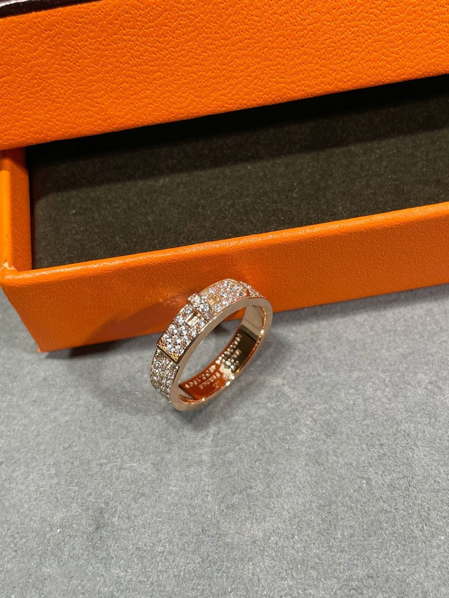 [⭐Aura]KELLY PINK GOLD DIAMOND RING